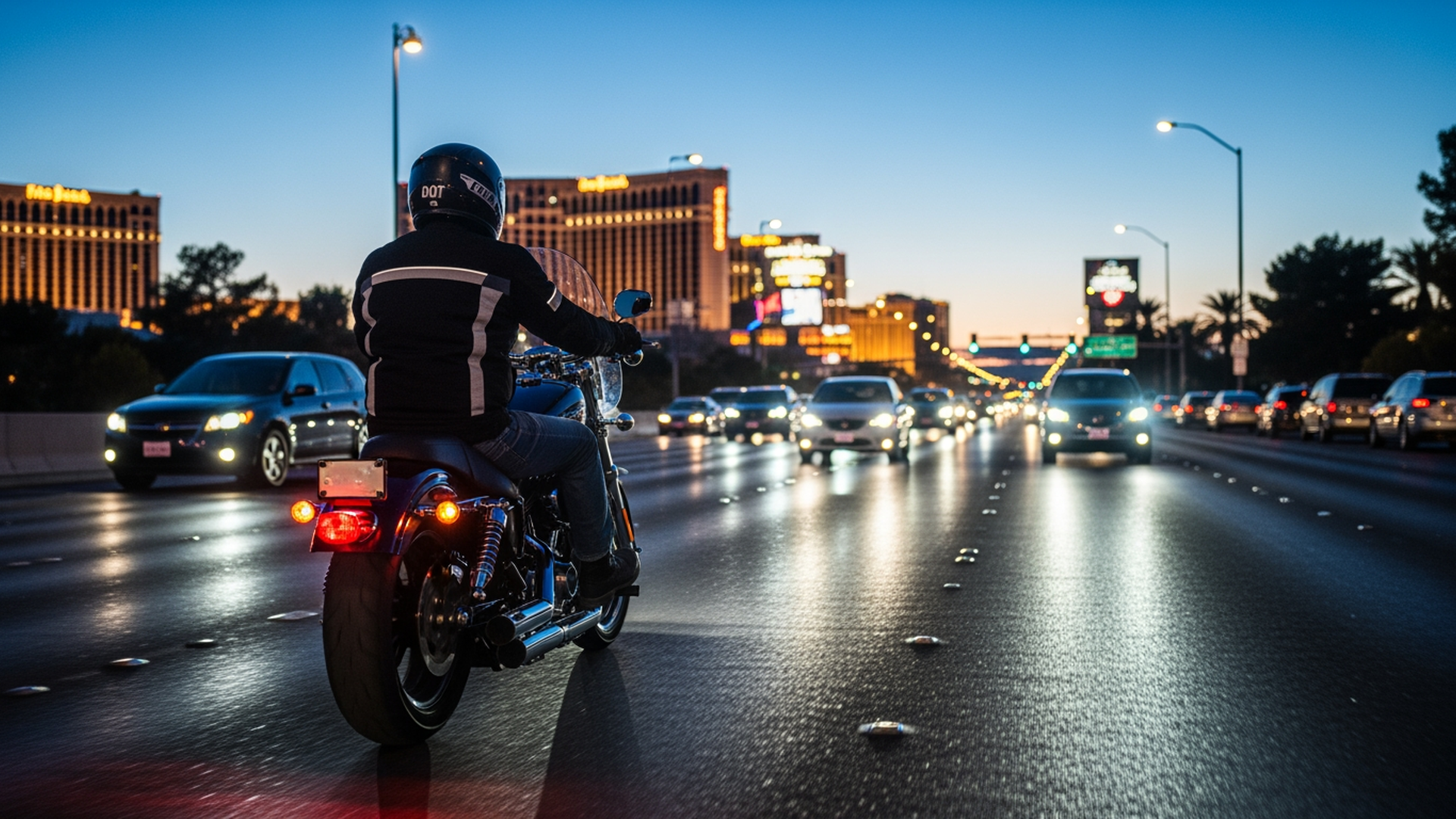 Night Riding in Las Vegas: Staying Visible in a 24-Hour City