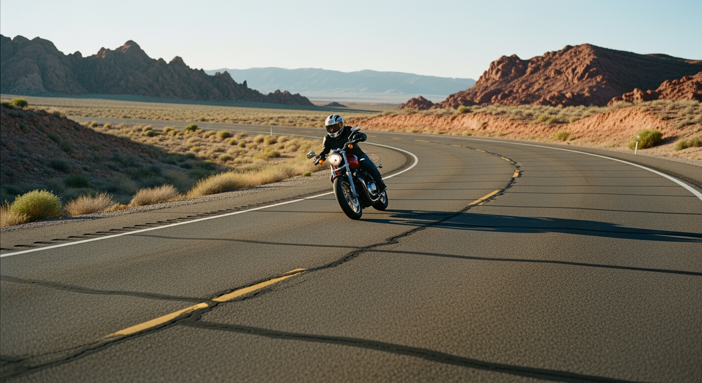 Southern Nevada desert road