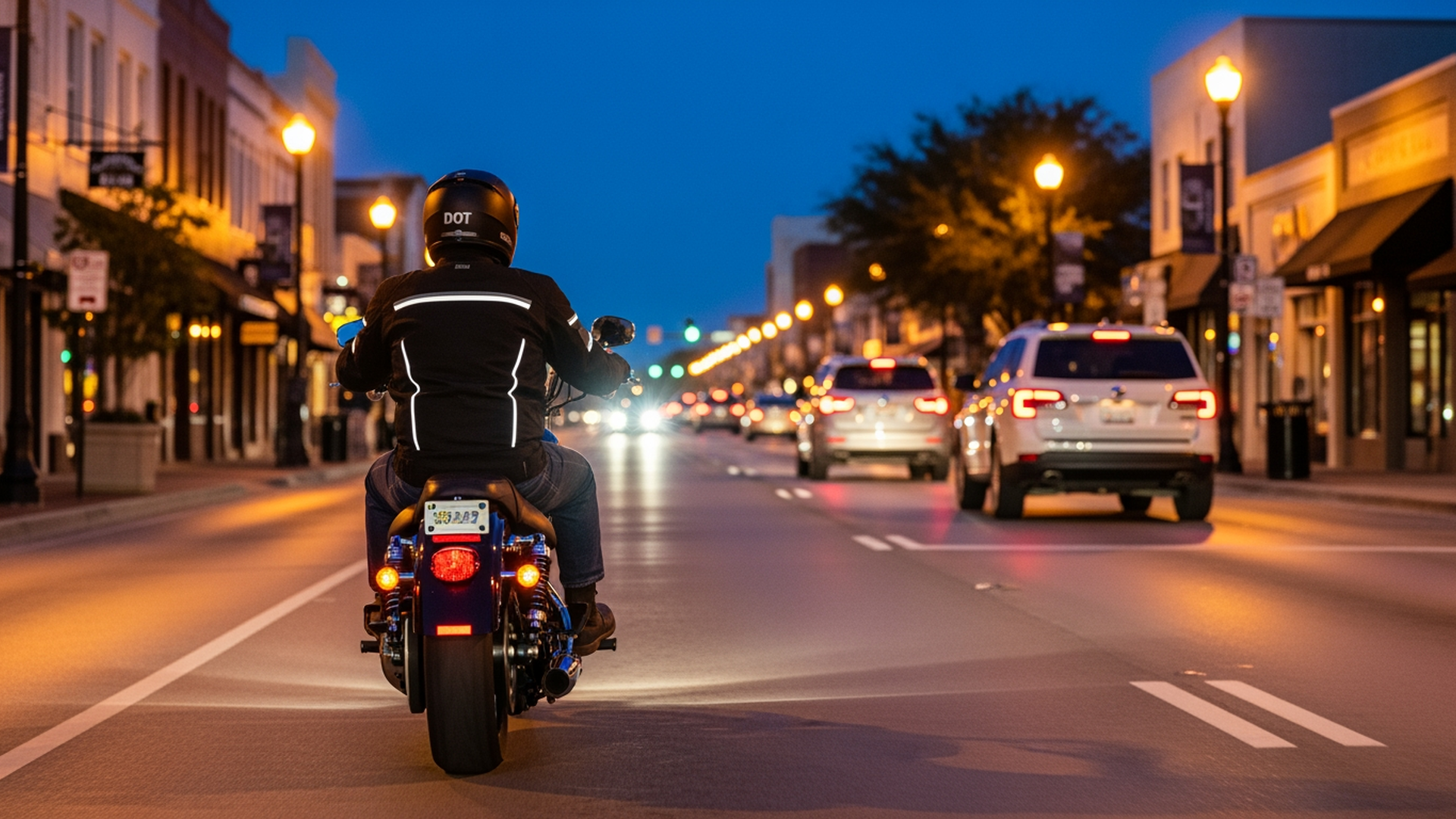 Night Riding in Pensacola: Being Seen When the Sun Goes Down