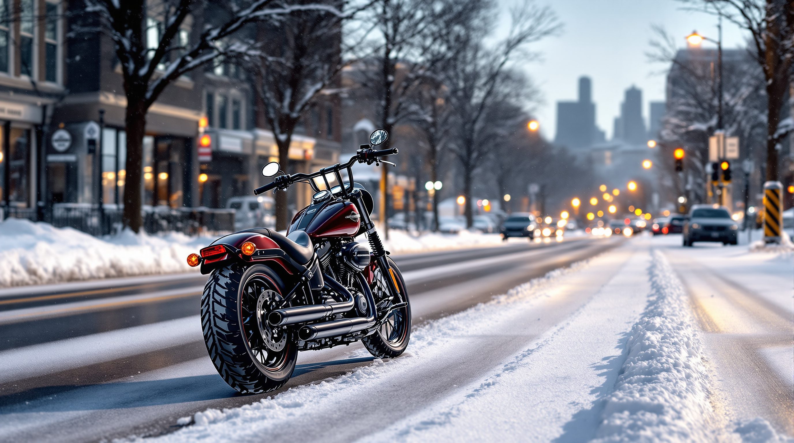 Snow, Ice, and Fault: How Winter Weather Affects an Illinois Motorcycle Claim