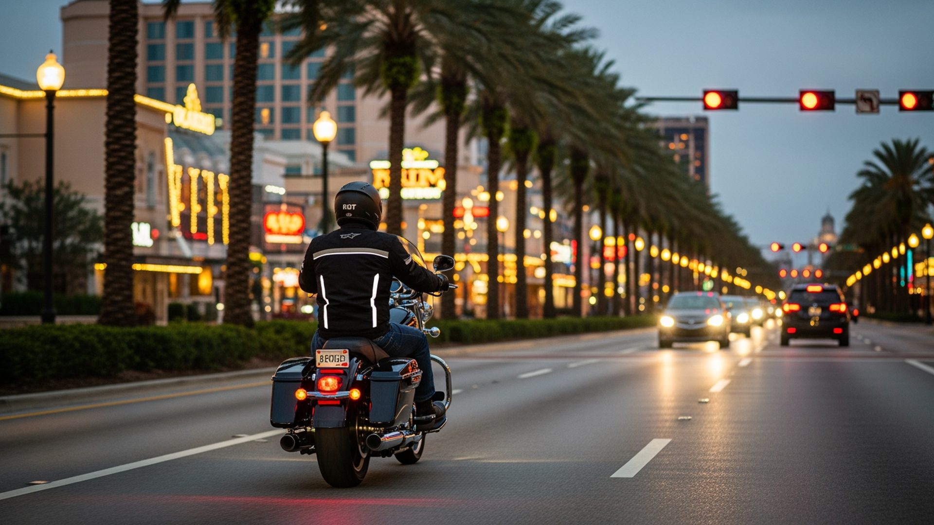 Night Riding in Orlando: Staying Seen in the Glare, the Tourist Traffic, and the Dark
