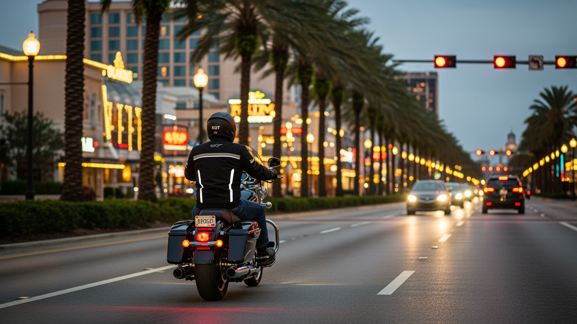 Night Riding in Orlando: Staying Seen in the Glare, the Tourist Traffic, and the Dark