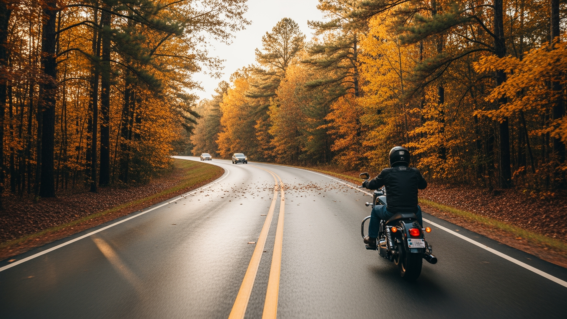 Fall Motorcycle Riding Hazards in South Carolina: What Bites Midlands Riders in October and November