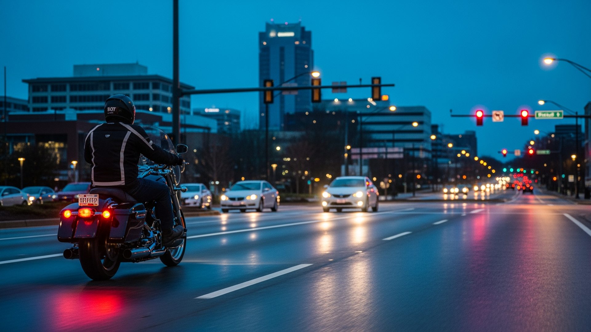 Night Riding in Columbia: Being Seen When Drivers Are Not Looking for You