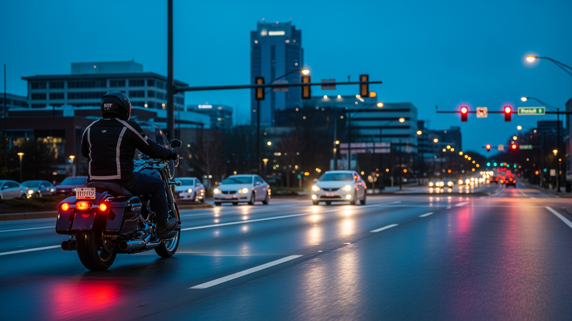Night Riding in Columbia: Being Seen When Drivers Are Not Looking for You