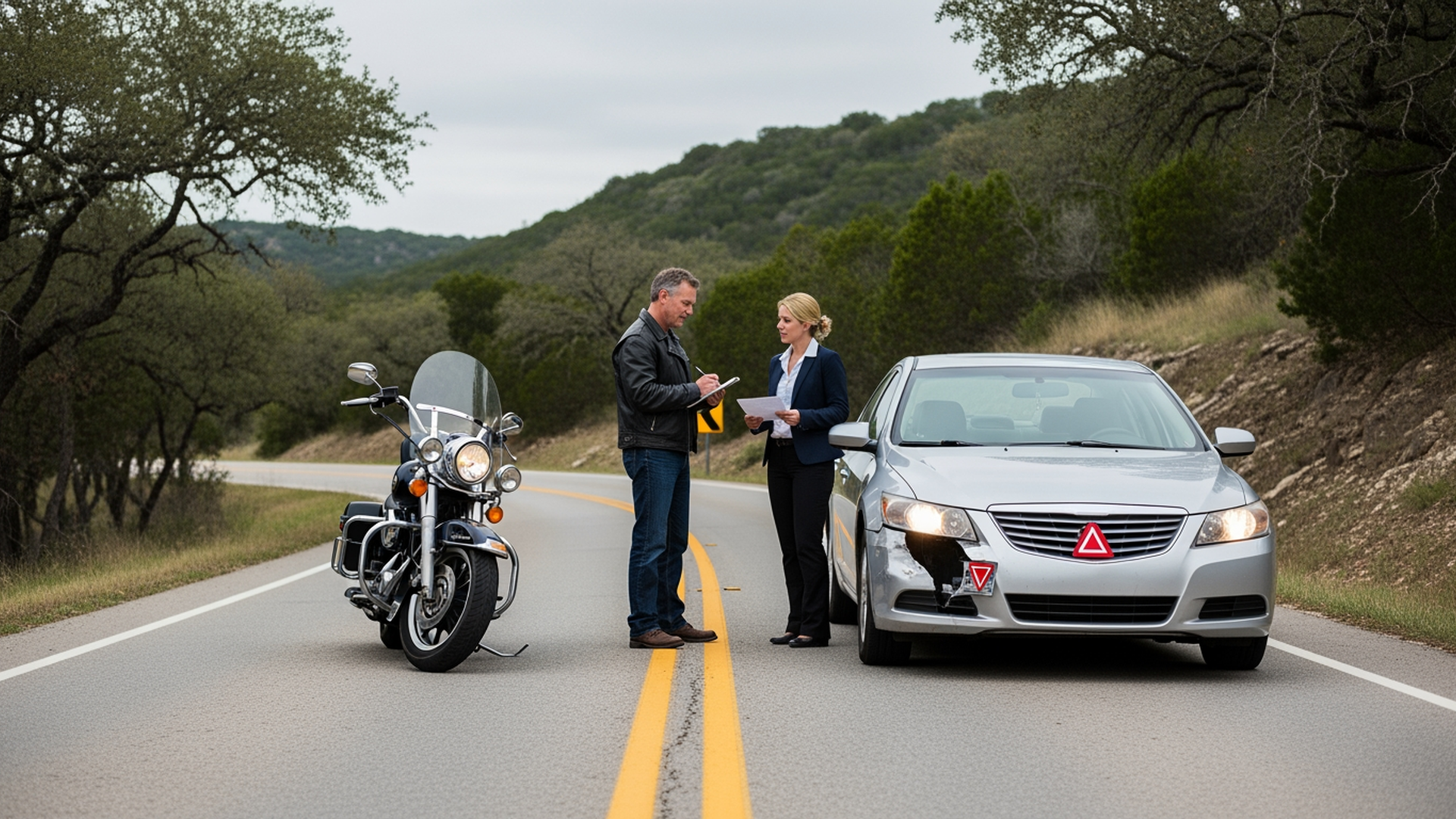 Hit by an Uninsured Driver on Your Motorcycle in Texas