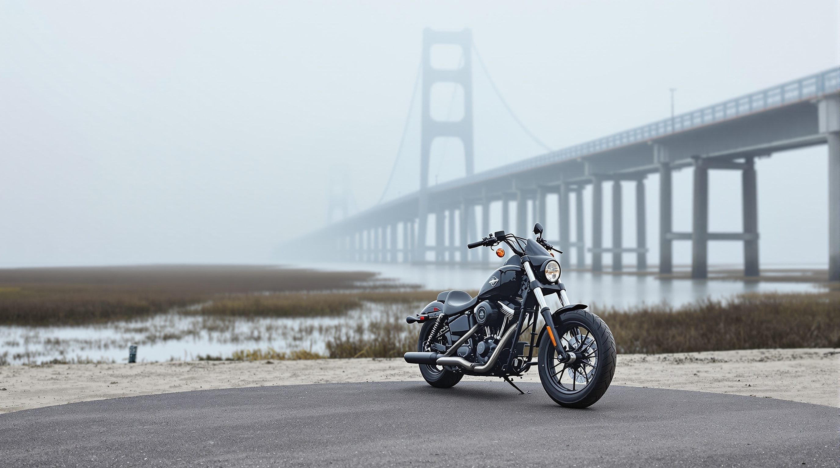 Coastal Fog, Wet Bridges, and Blown Sand: Winter Riding on the Grand Strand