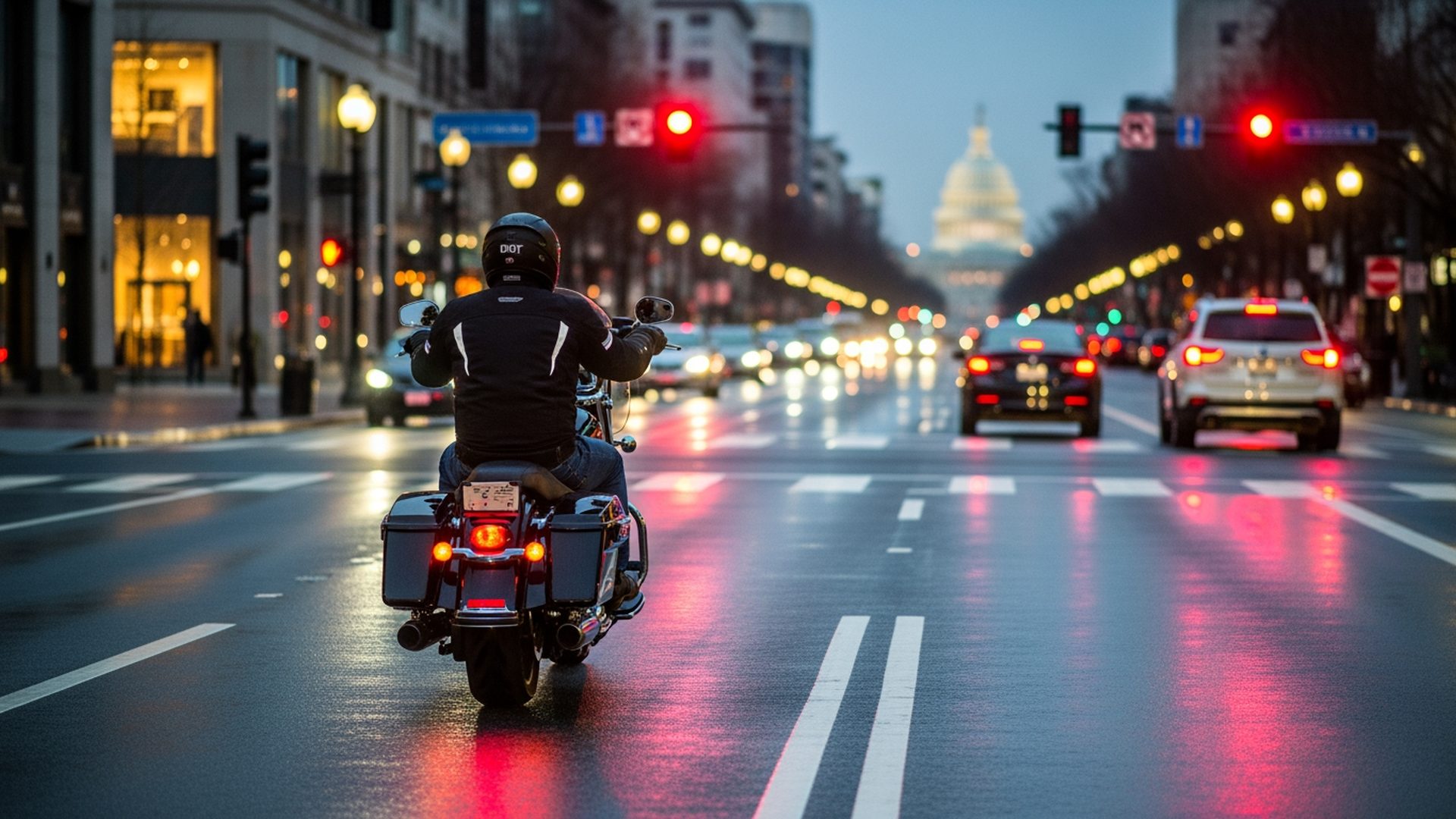 Night Riding in the DMV: Staying Seen in Commuter Traffic, at the Circles, and in the Dark
