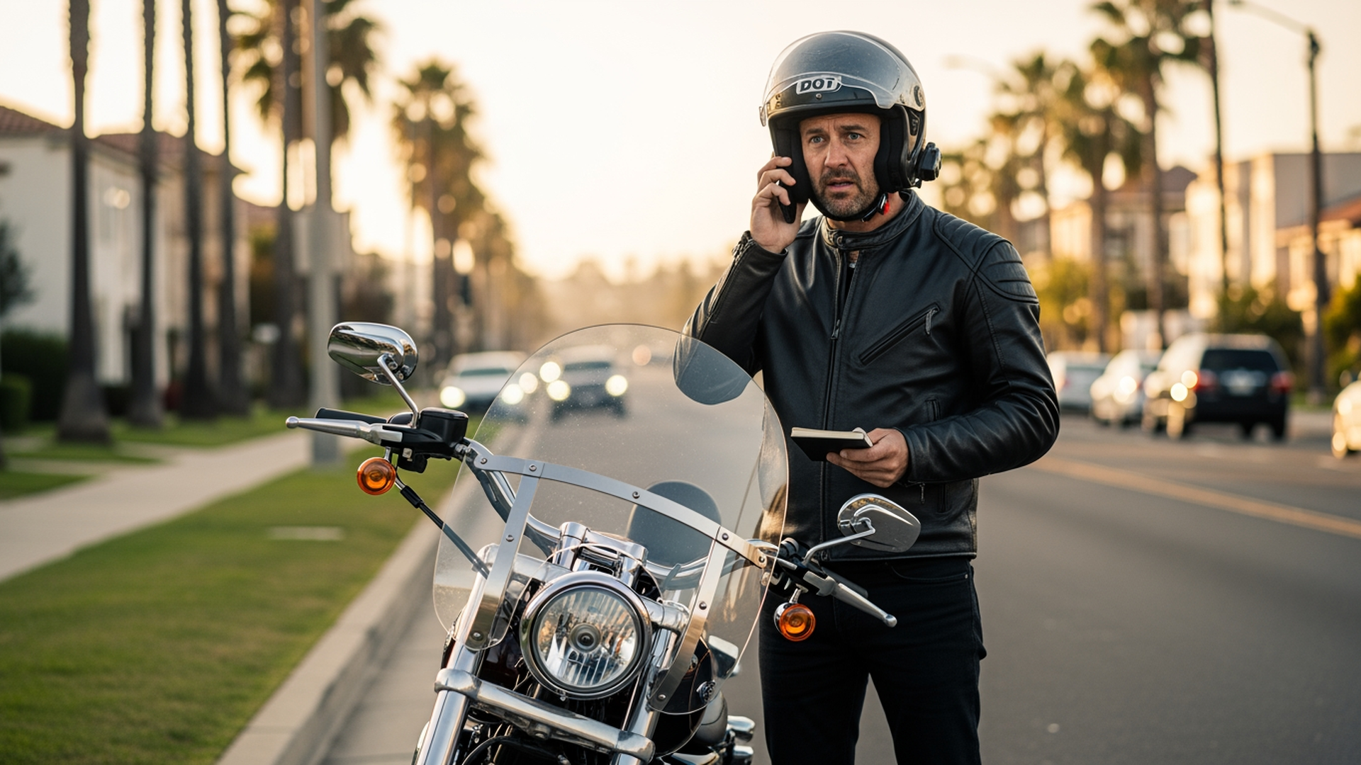 Dealing With the Insurance Adjuster After a California Motorcycle Crash