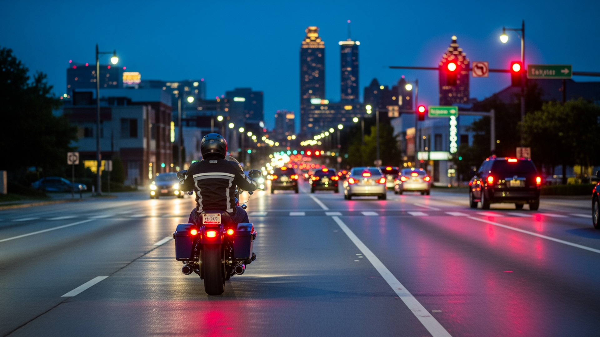 Night Riding in Atlanta: Being Seen When Drivers Are Not Looking for You