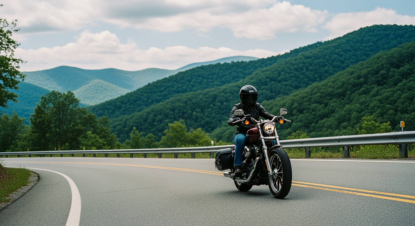 North Georgia mountain road