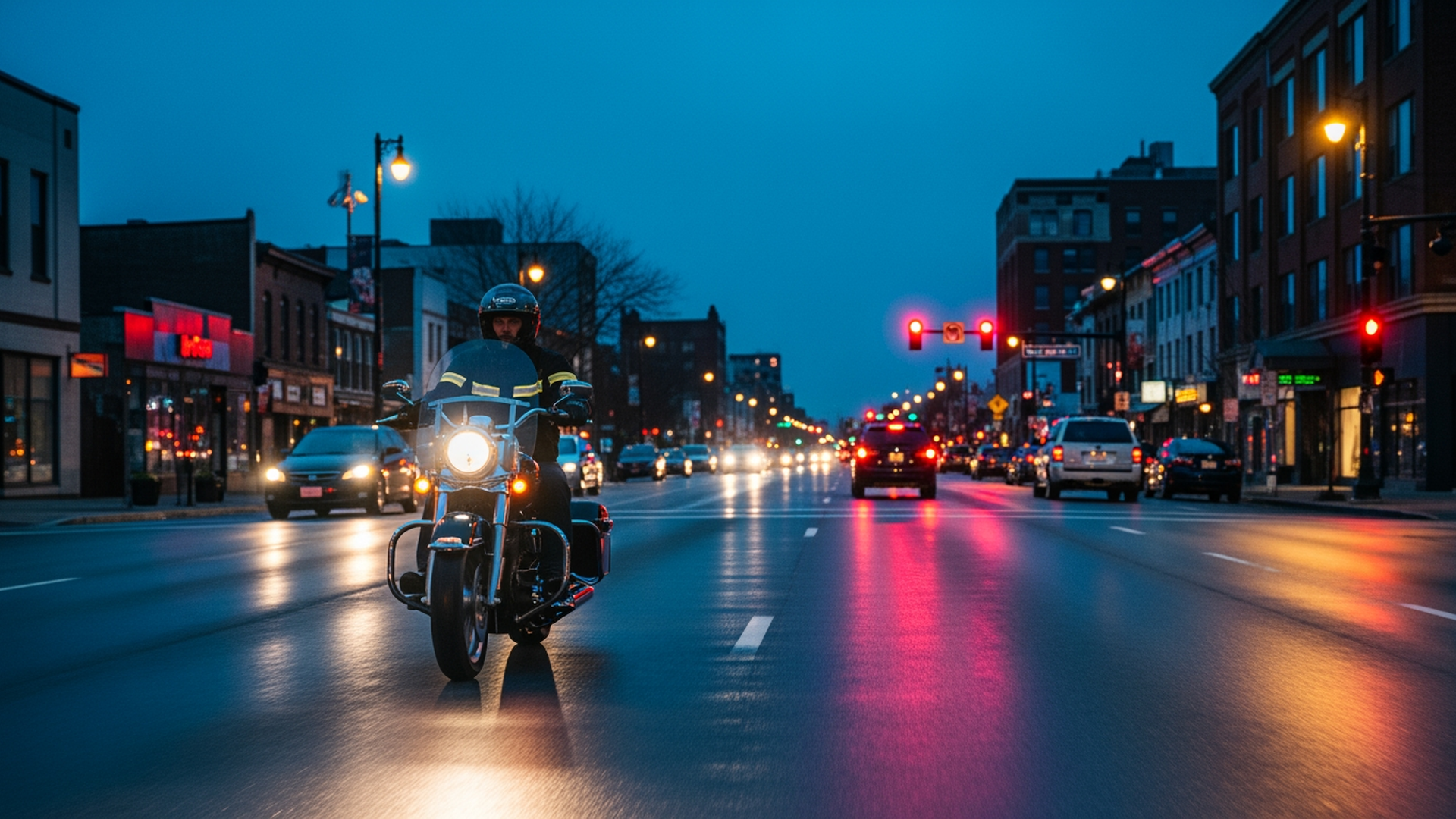 Night Riding in Buffalo: Being Seen When Drivers Are Not Looking for You