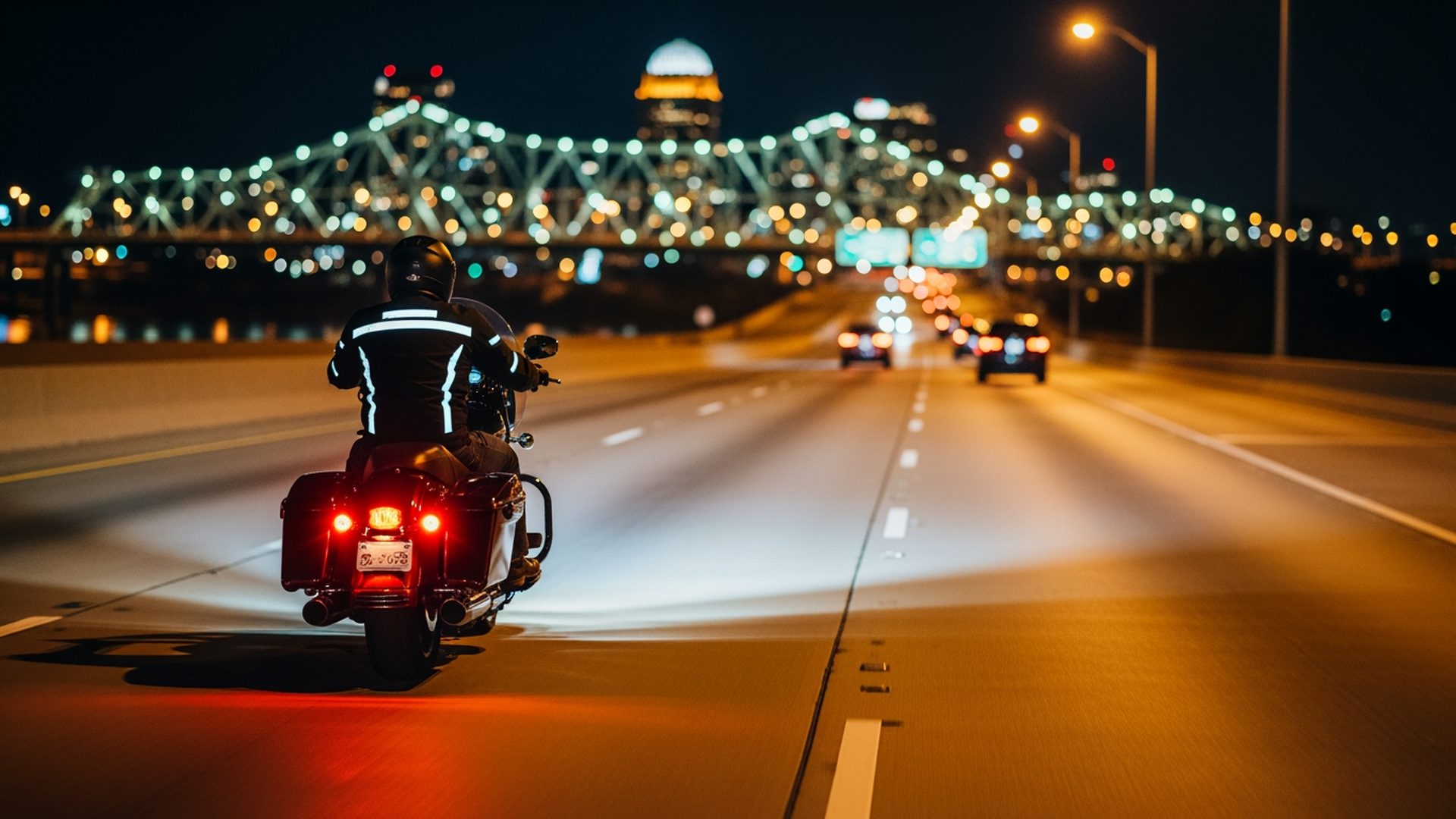 Night Riding in Louisville: Staying Visible on the Watterson, Snyder, and River Bridges